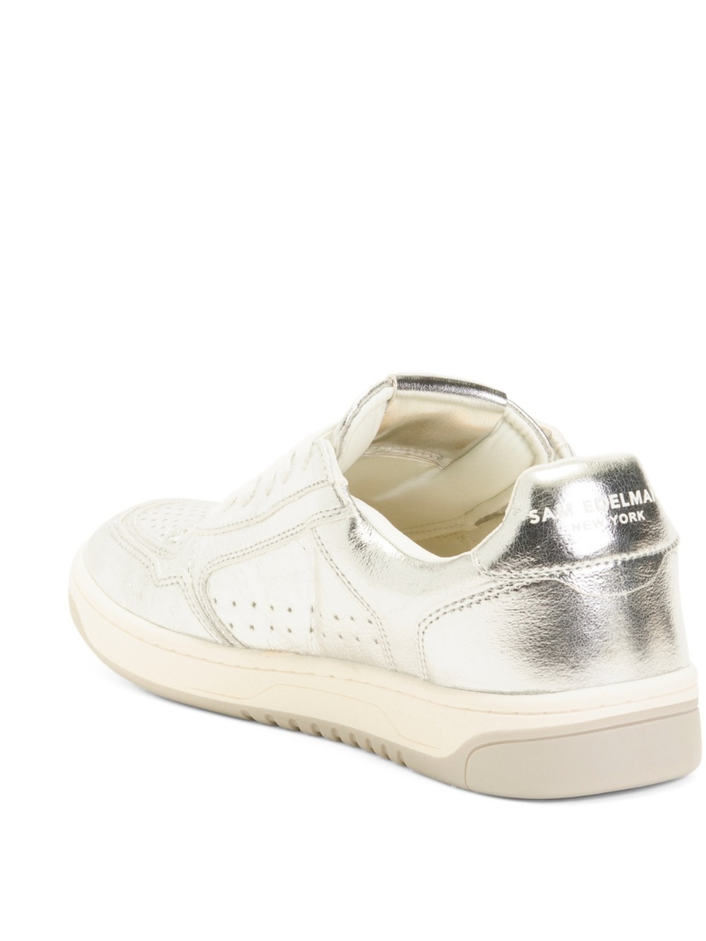 Sam Edelman Silver harper sneakers NWT - Picture 2 of 3